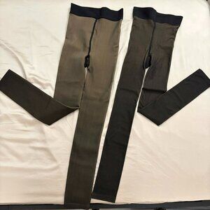 Verish Korean Brand WARM SEE THROUGH STOCKING 3.0 footless size M bundle of 2